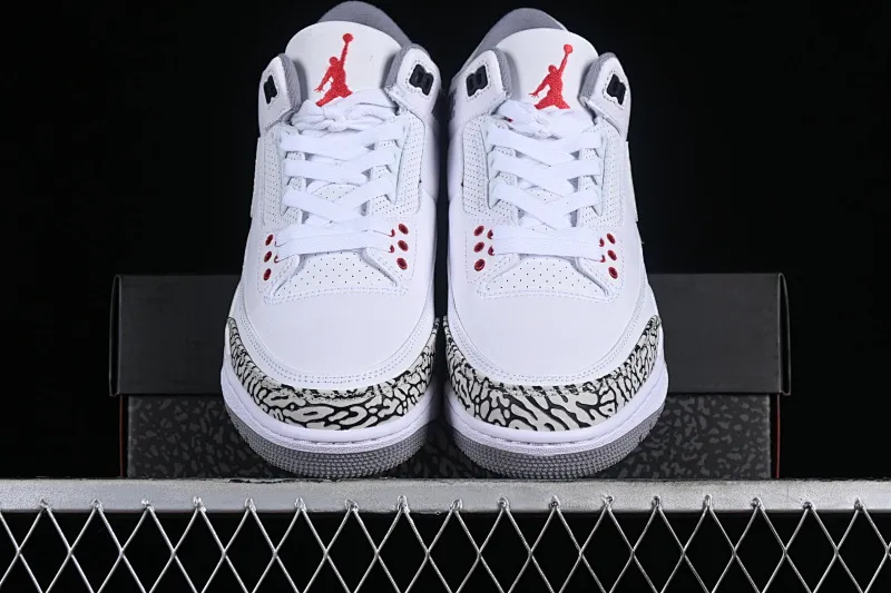 All categories Air Jordan Jordan series basketball shoes Air Jordan 3 Air Jordan 3 "Tinker Hatfield" AJ3 Joe 3 manuscript white cement hook AV6683-160